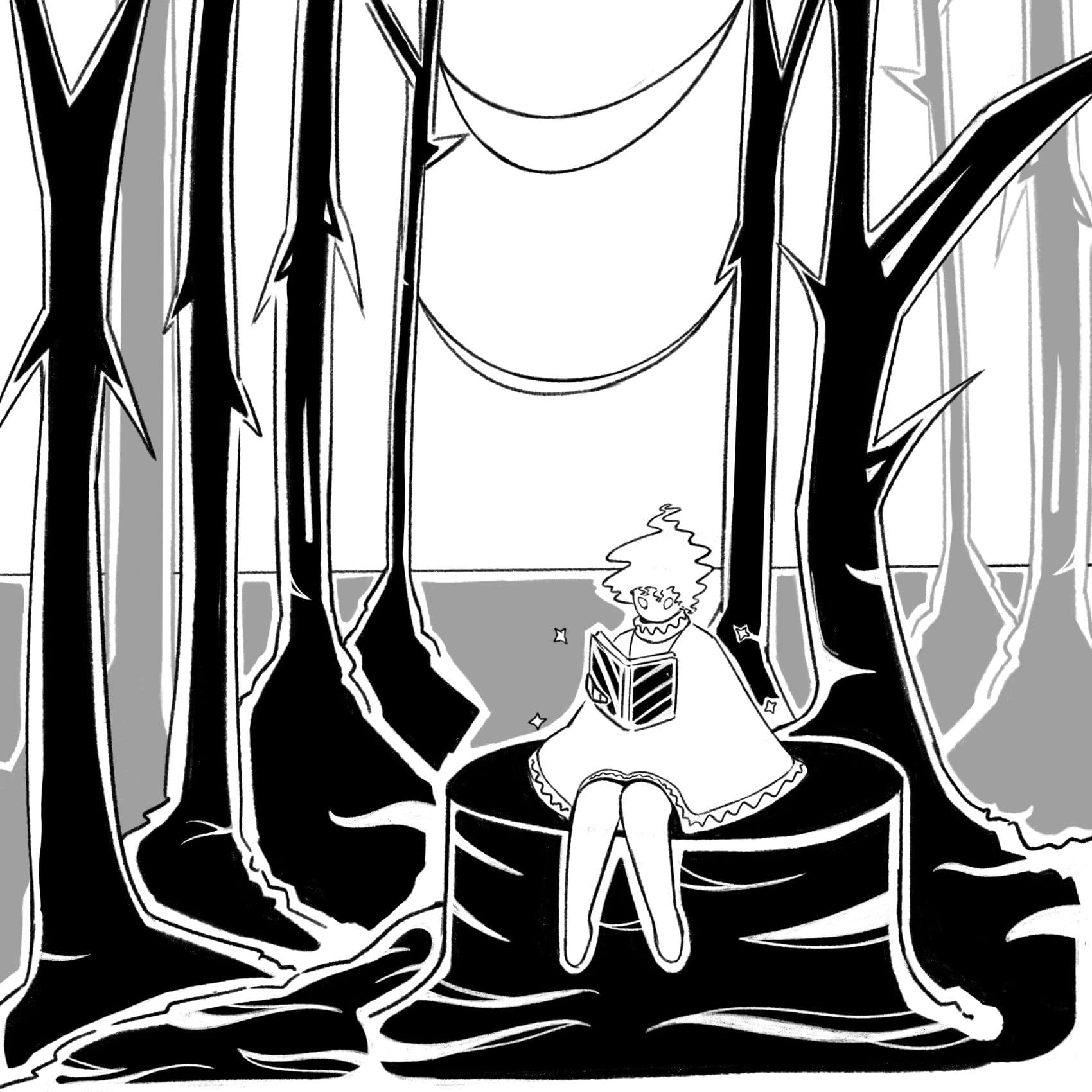 picture of a believer reading the Bible